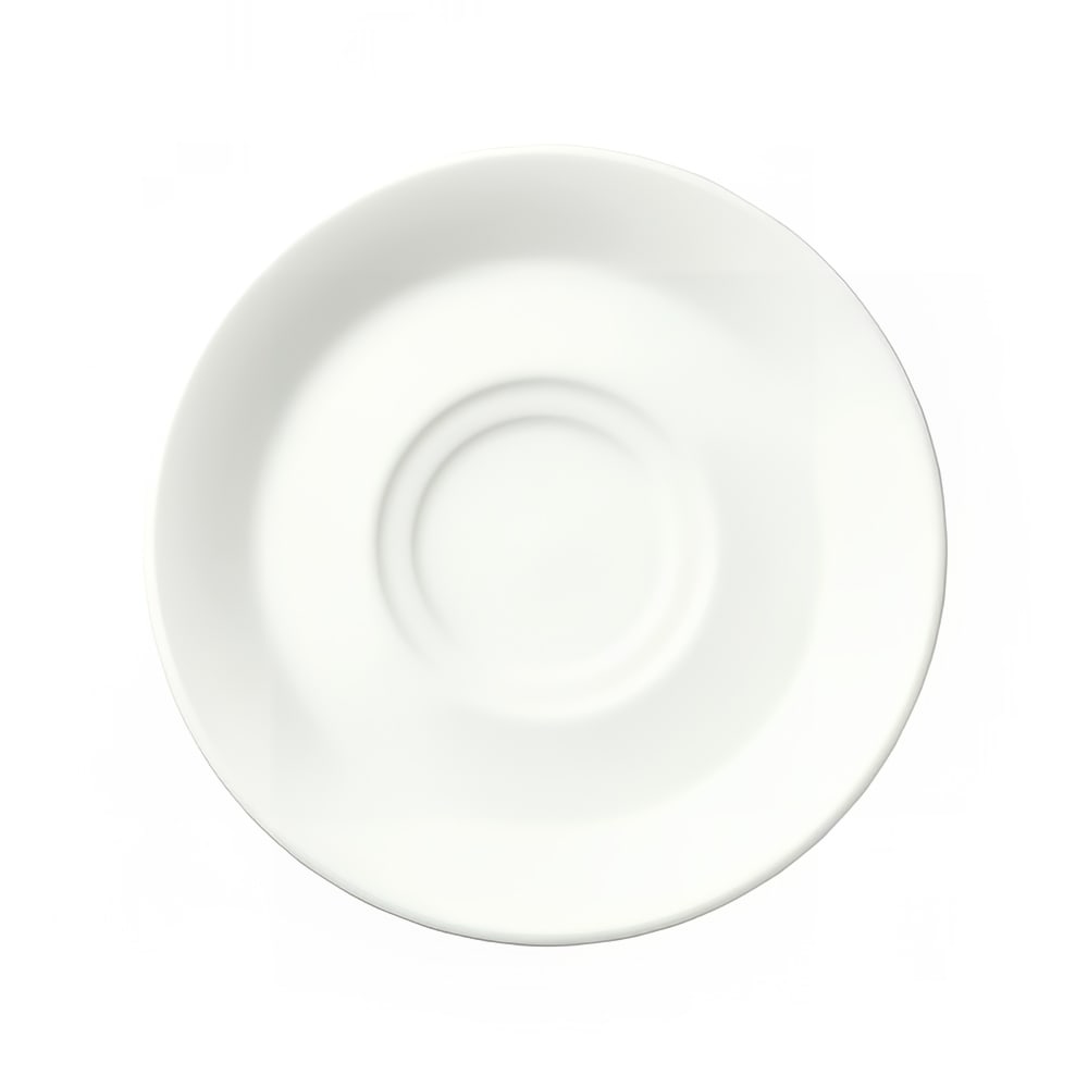 024-950033588 5 7/8" Round Saucer w/ Cirrus Pattern & American Shape, Alumina Body