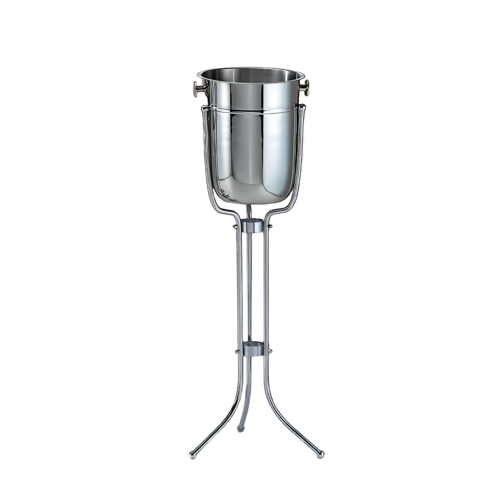 192-520828 28 3/4" Wine Bucket Stand, Stainless Steel