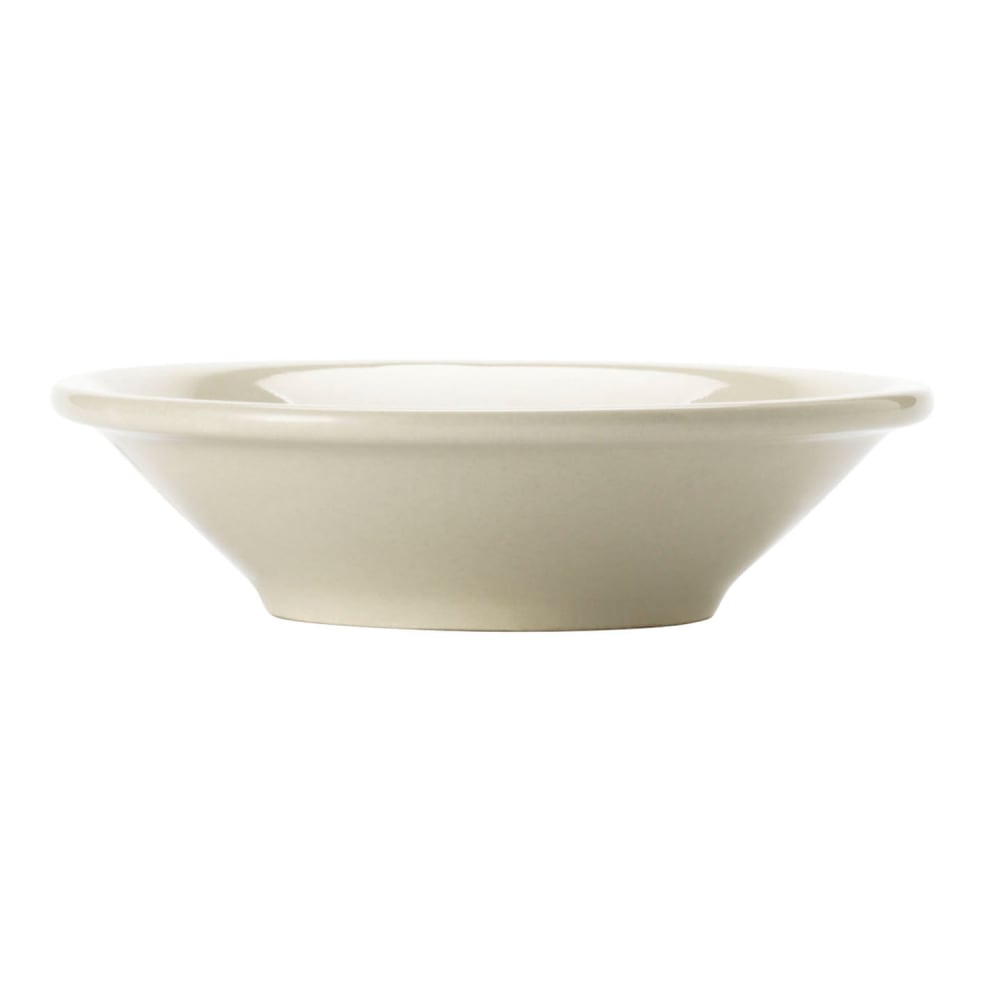 192-740901334 3 3/4 oz Round Porcelana Fruit Bowl - Porcelain, Cream White