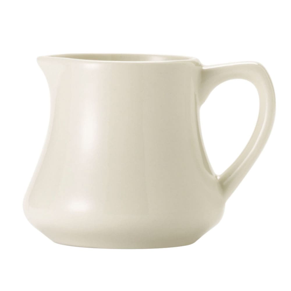 192-740901412 4 1/2 oz Porcelana™ Creamer - Porcelain, Cream White