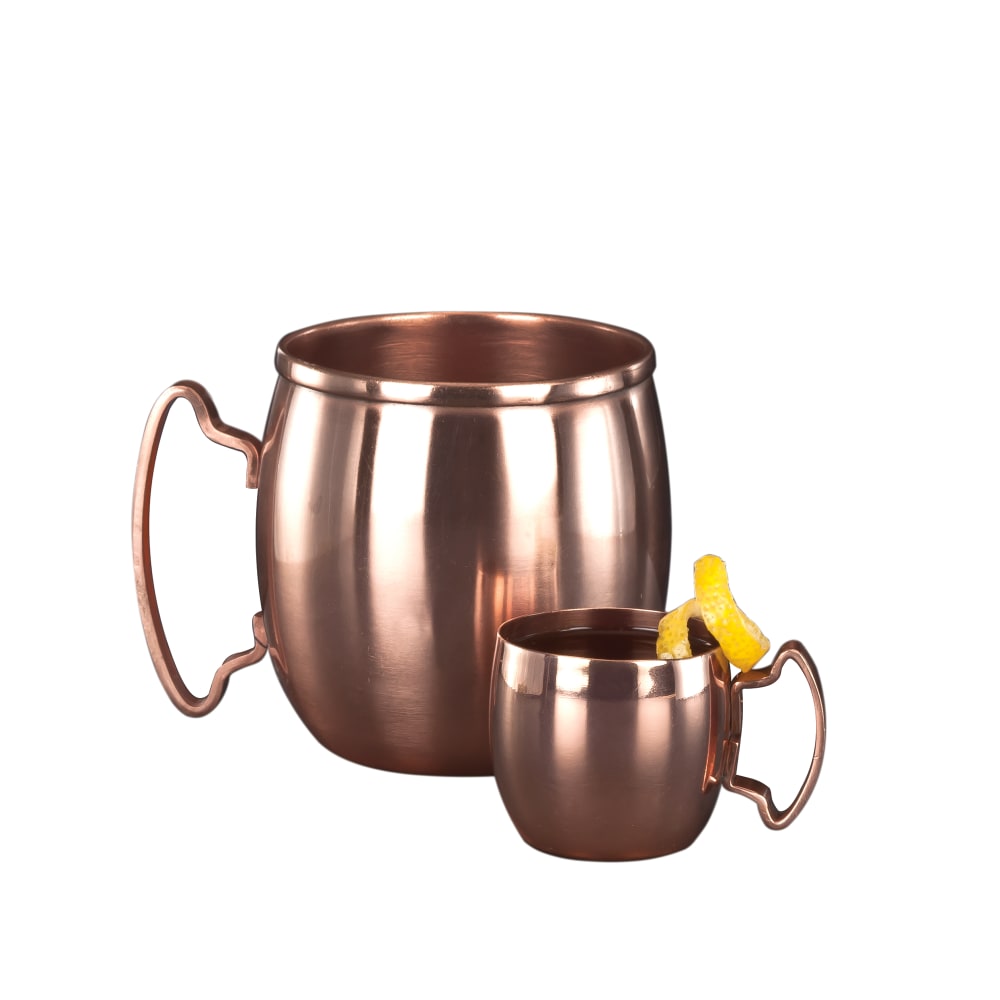 192-CMM101 2 oz Moscow Mule Shot Glass - Copper w/ Stainless Base