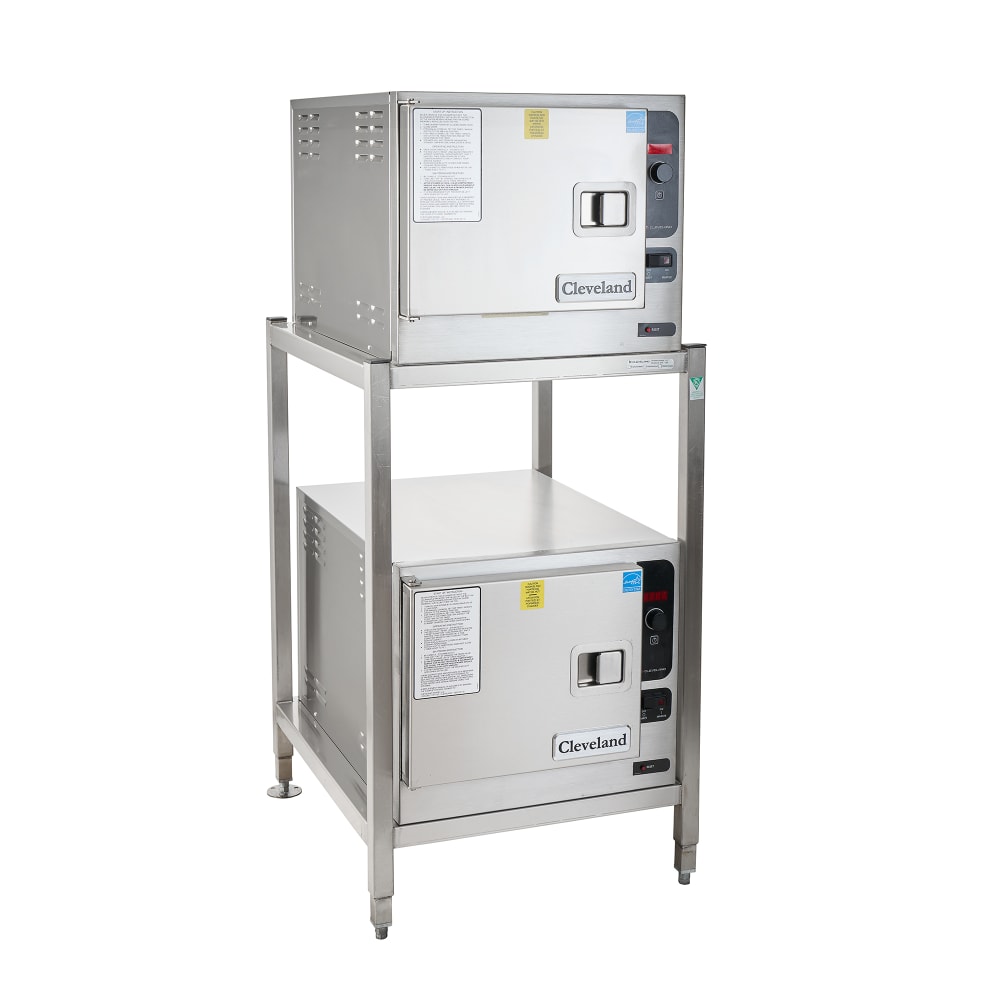 Cleveland (2) 22CET33.1 6 Pan Convection Steamer - Stand, 208v/3ph