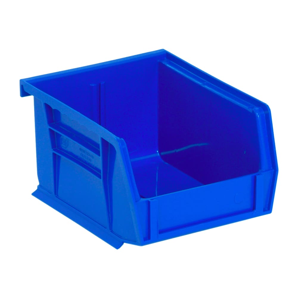 688-QUS210BL Stack & Hang Shelf Bin - 5 3/8" x 4 1/8", Blue