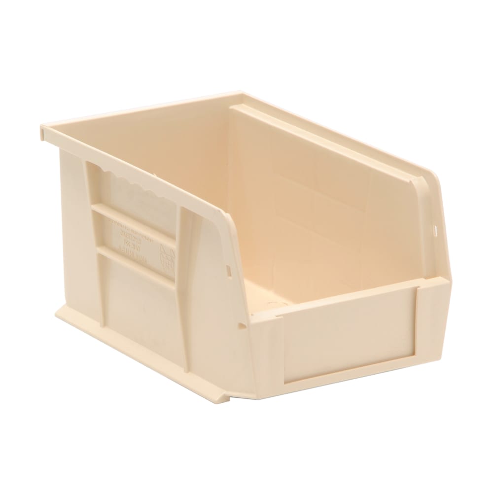 688-QUS221IV Stack & Hang Shelf Bin - 9 1/4" x 6", Ivory