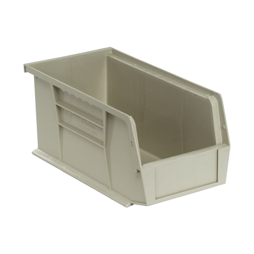 688-QUS230SN Stack & Hang Shelf Bin - 10 7/8" x 5 1/2", Stone