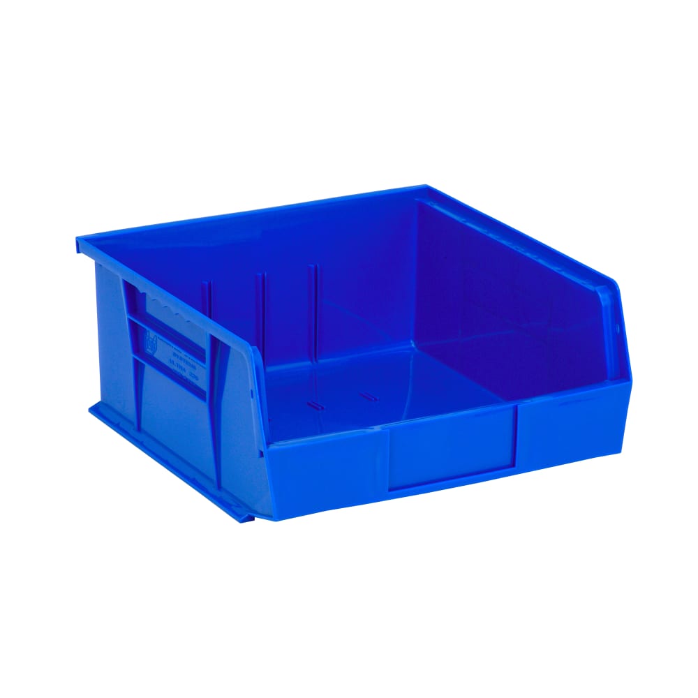 688-QUS235BL Stack & Hang Shelf Bin - 10 7/8" x 11", Blue