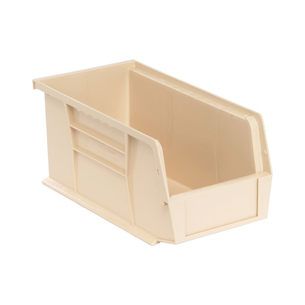 688-QUS230IV Stack & Hang Shelf Bin - 10 7/8" x 5 1/2", Ivory