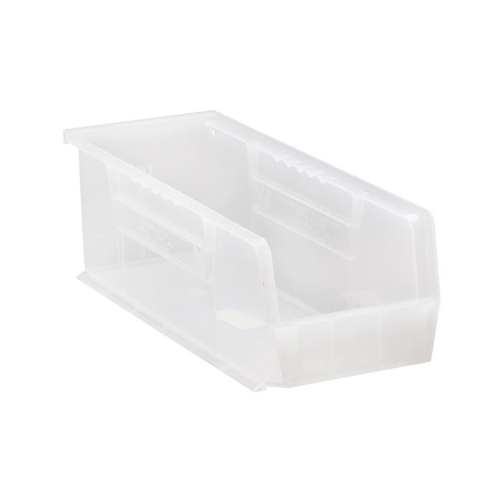 688-QUS234CL Stack & Hang Shelf Bin - 14 3/4" x 5 1/2", Clear