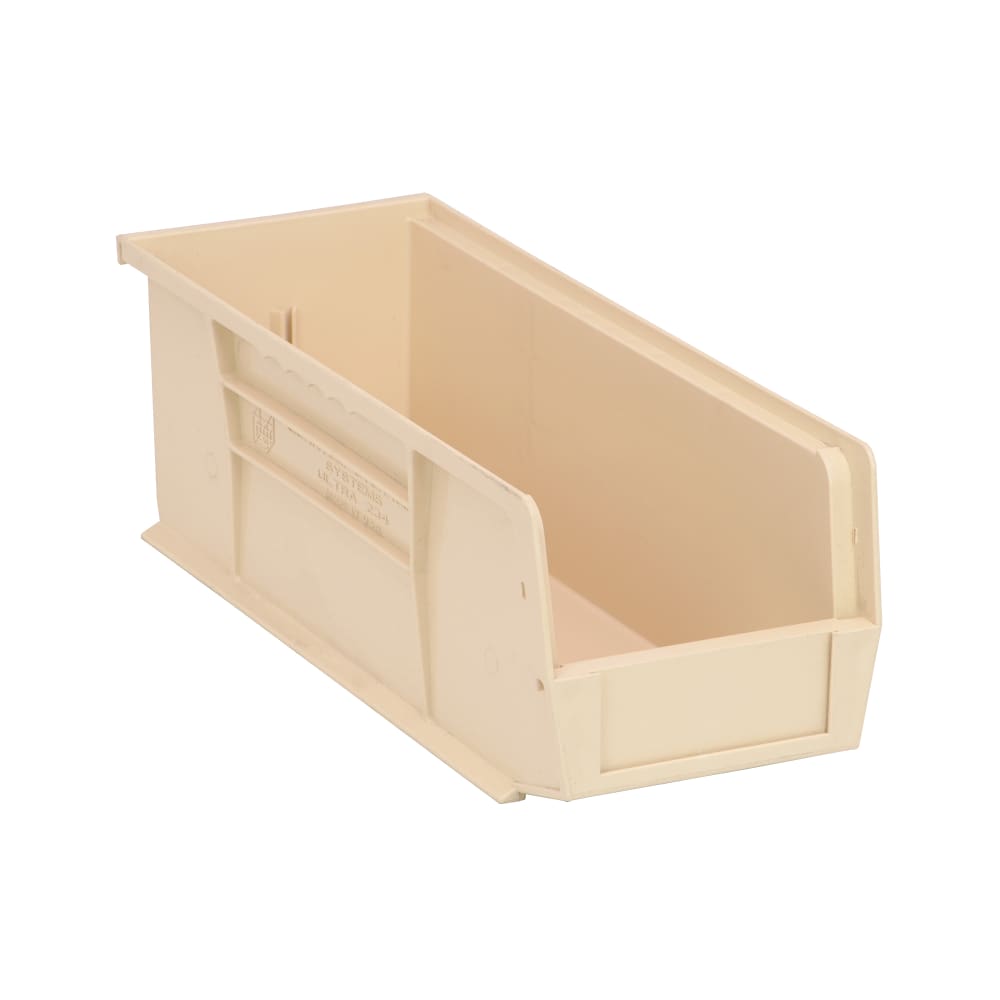 688-QUS234IV Stack & Hang Shelf Bin - 14 3/4" x 5 1/2", Ivory