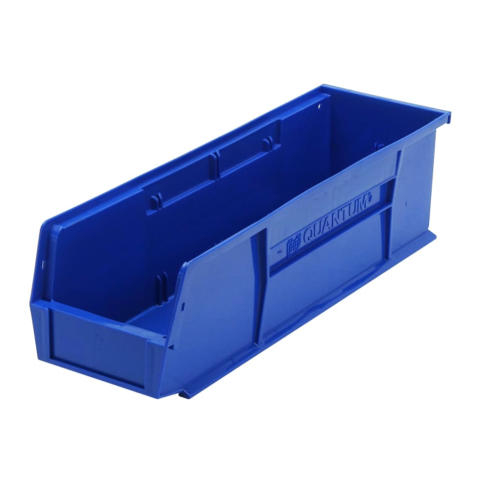 688-QUS238BL Stack & Hang Shelf Bin - 18" x 5 1/2", Blue