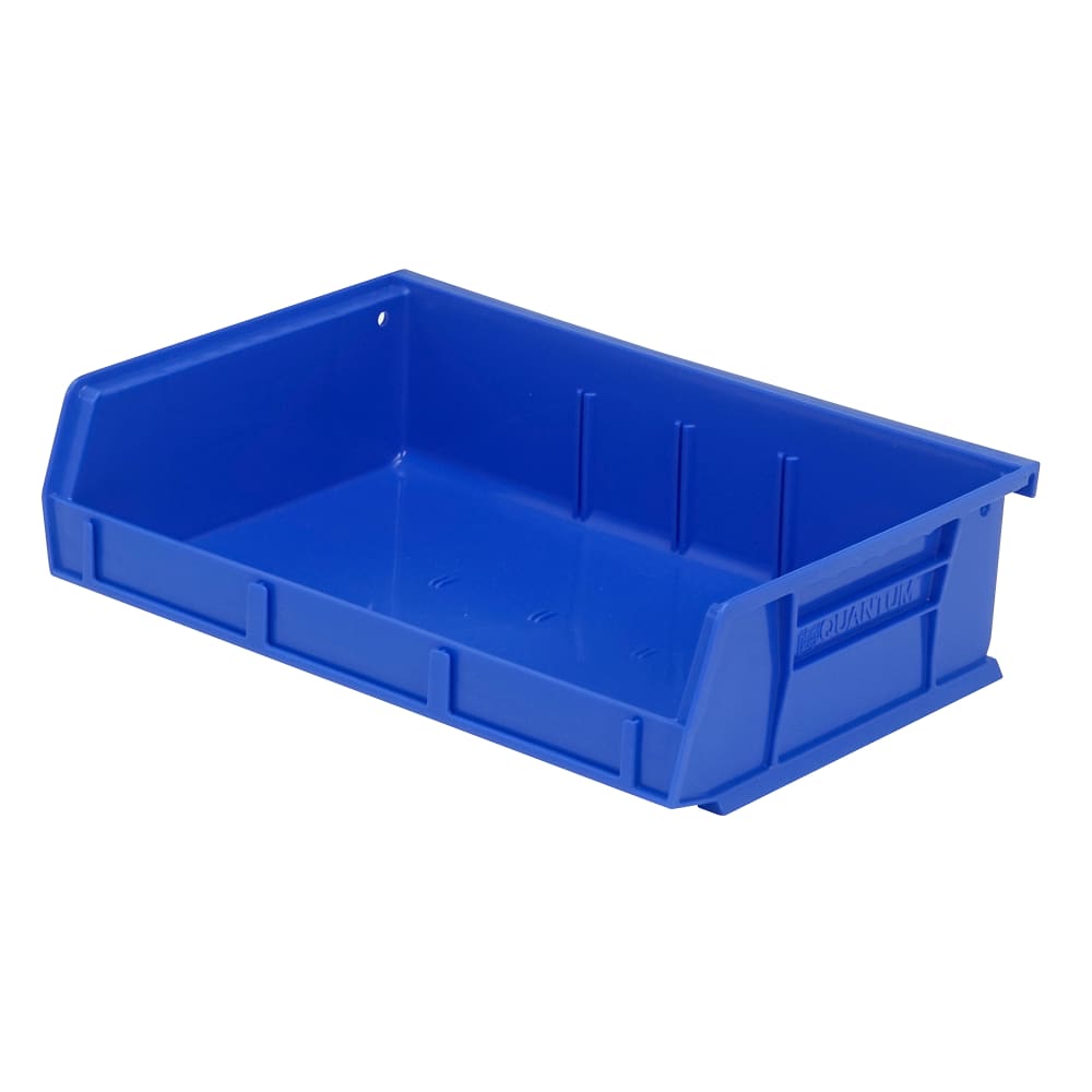 688-QUS236BL Stack & Hang Shelf Bin - 7 3/8" x 11", Blue