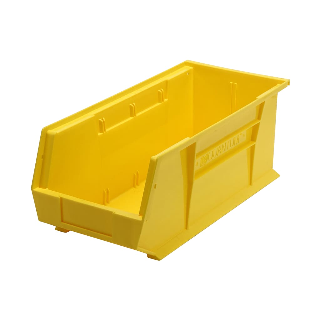 688-QUS248YL Stack & Hang Shelf Bin - 18" x 8 1/4", Yellow