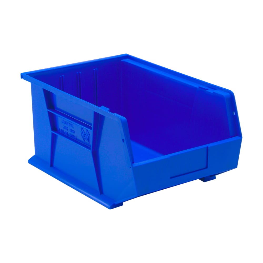 688-QUS255BL Stack & Hang Shelf Bin - 16" x 11", Blue