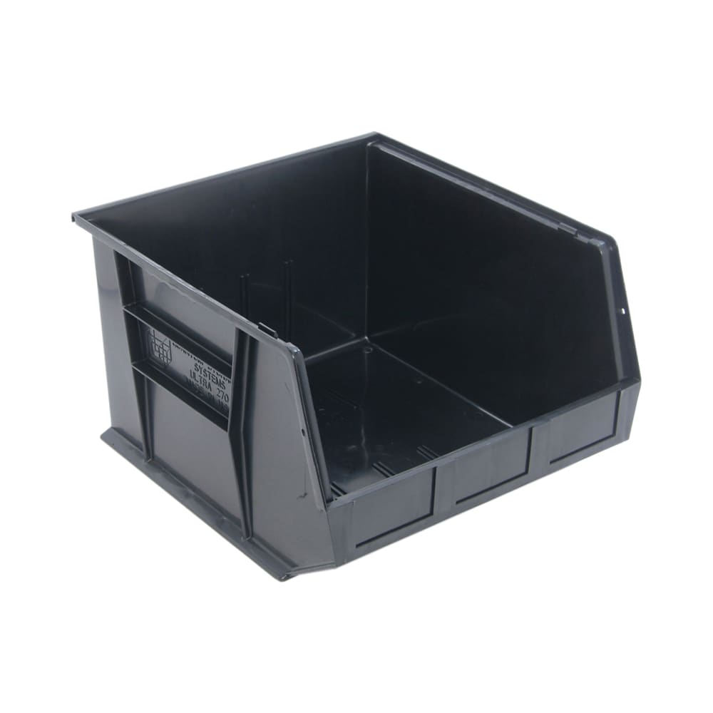 688-QUS270COBK Stack & Hang Shelf Bin - 18" x 16 1/2", Black
