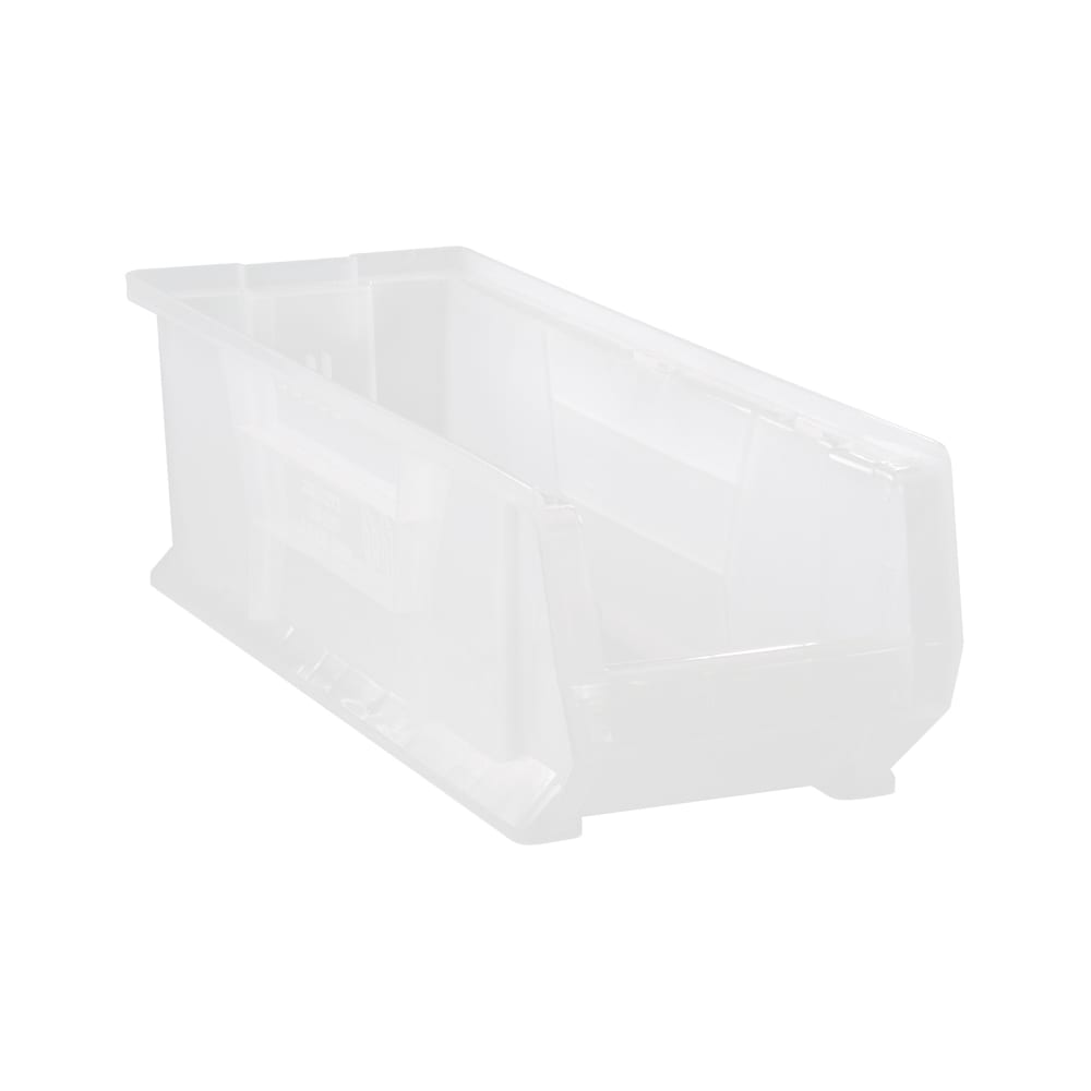 688-QUS950CL Hulk Stack Shelf Container - 23 7/8" x 8 1/4", Clear