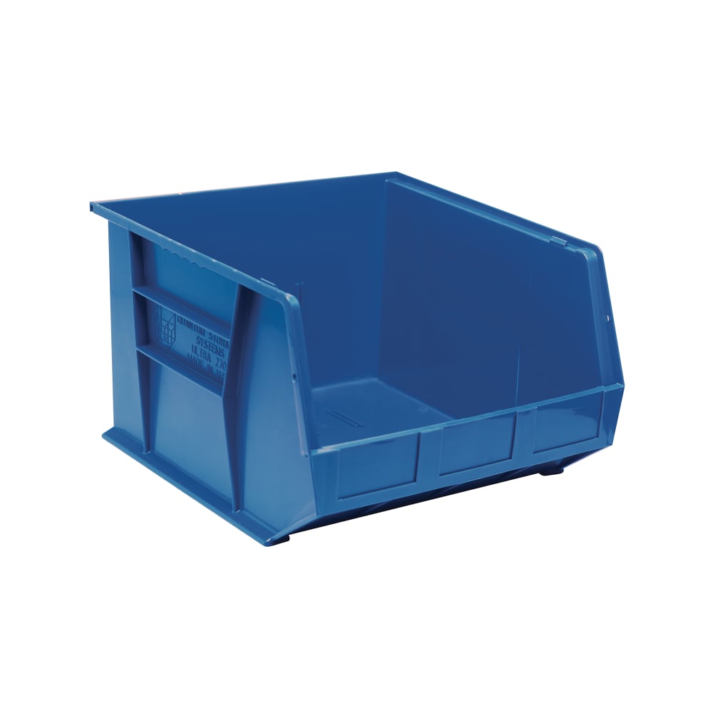 688-QUS270BL Stack & Hang Shelf Bin - 18" x 16 1/2", Blue