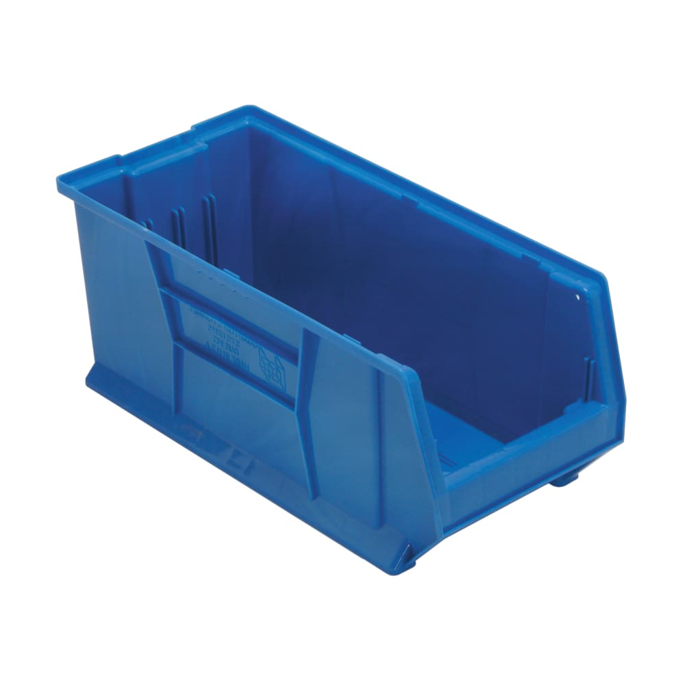 688-QUS953BL Hulk Stack Shelf Container - 11" x 10", Black