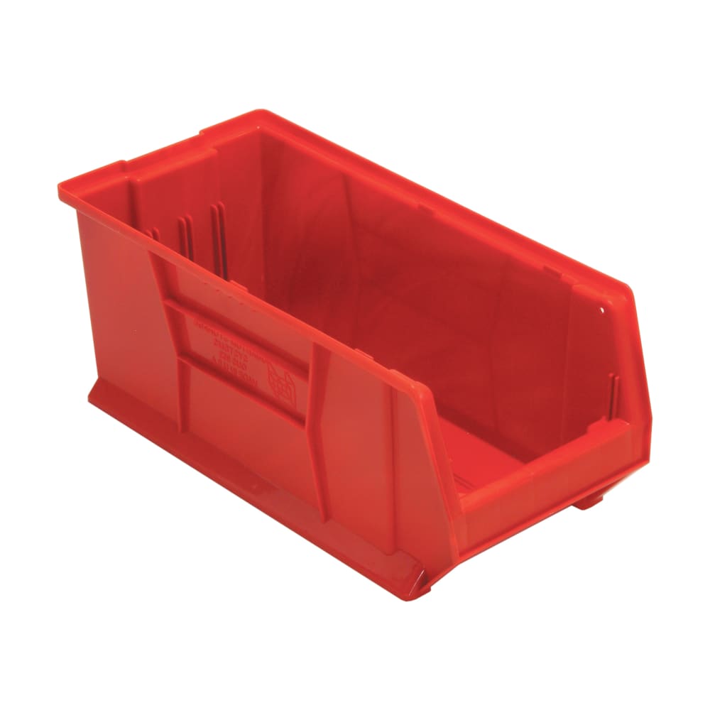 688-QUS953RD Hulk Stack Shelf Container - 11" x 10", Red