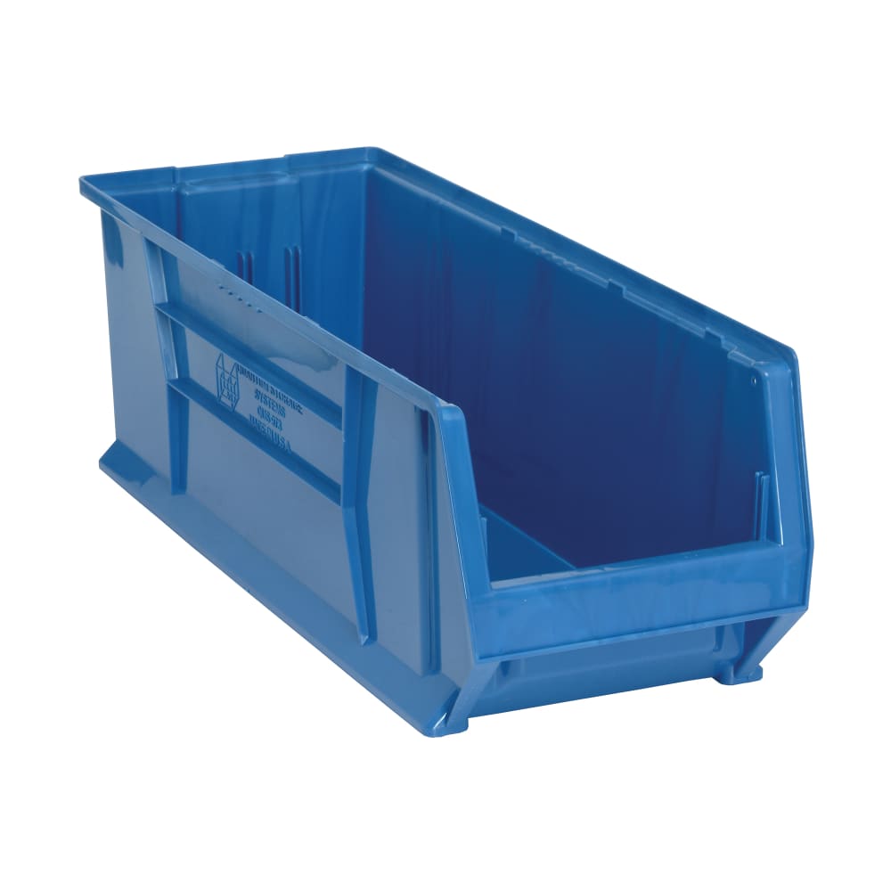 688-QUS973BL Hulk Stack Shelf Container - 29 7/8" x 11", Blue