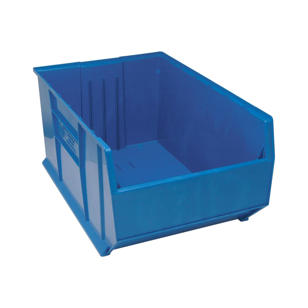 688-QUS997BL Hulk Stack Shelf Container - 35 7/8" x 23 7/8", Blue