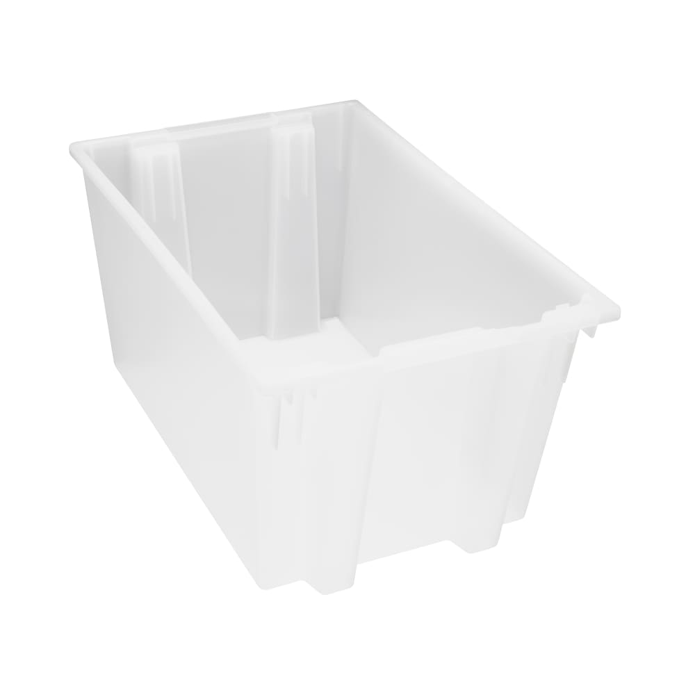 688-SNT300CL Stack & Nest Shelf Tote - 29 1/2" x 19 1/2", Clear