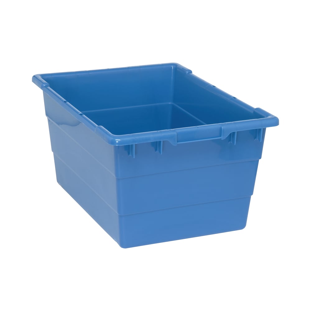 688-TUB241712BL Cross Stack Shelf Tub - 23 3/4" x 17 1/4", Blue