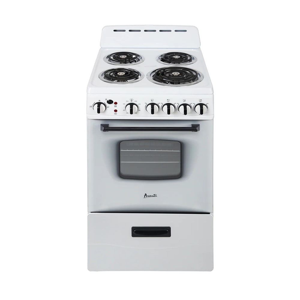 161-ERU200P0W 19 1/2" Electric Stove w/ (4) Burners - White, 220v