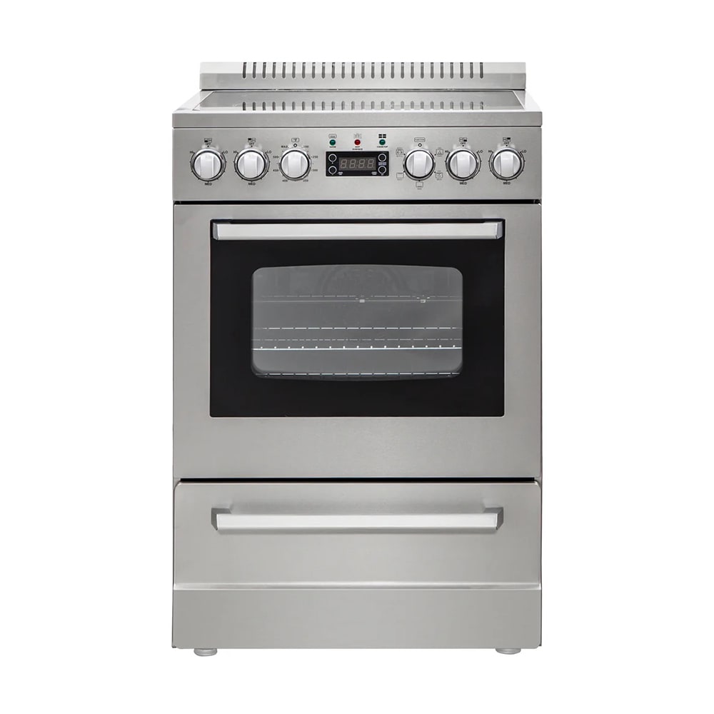 161-DER24P3S 23 1/2" ELITE Electric Stove w/ (4) Burners - Stainless Steel, 220v