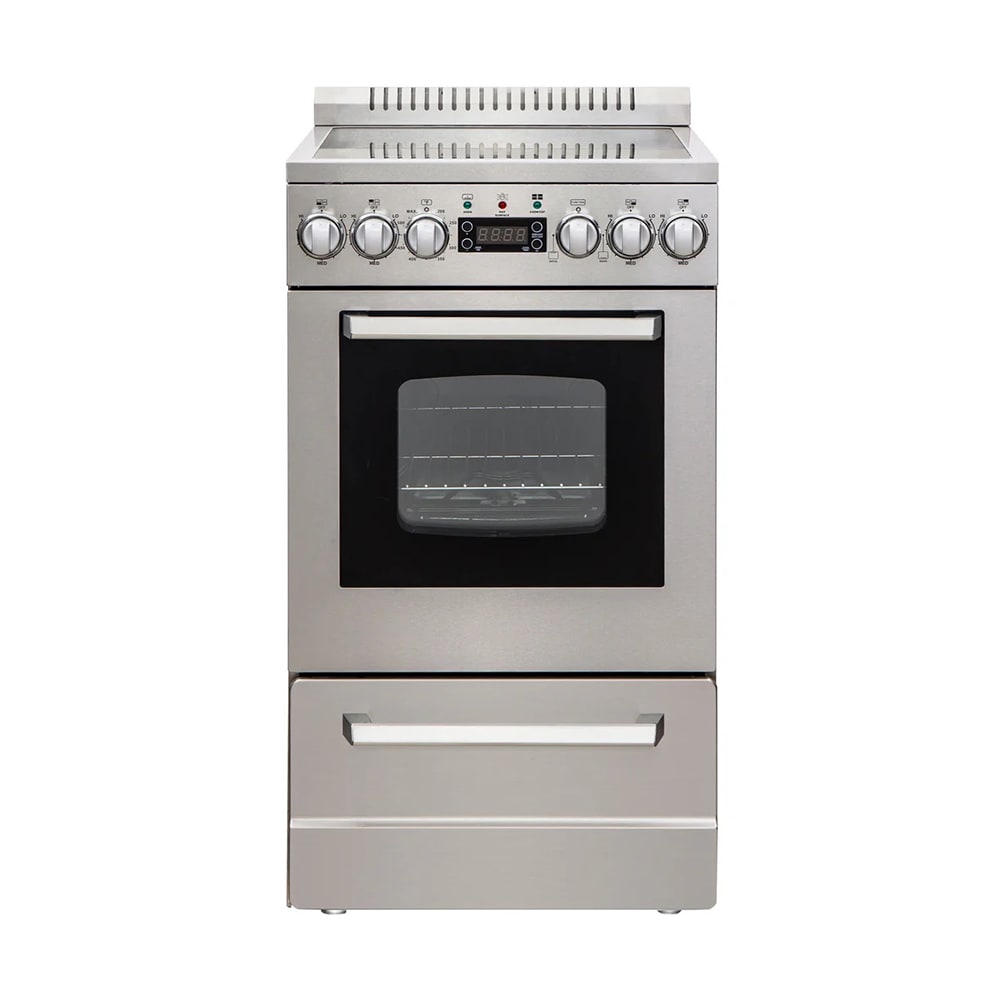 161-DER20P3S 19 1/2" ELITE Electric Stove w/ (4) Burners - Stainless Steel, 220v