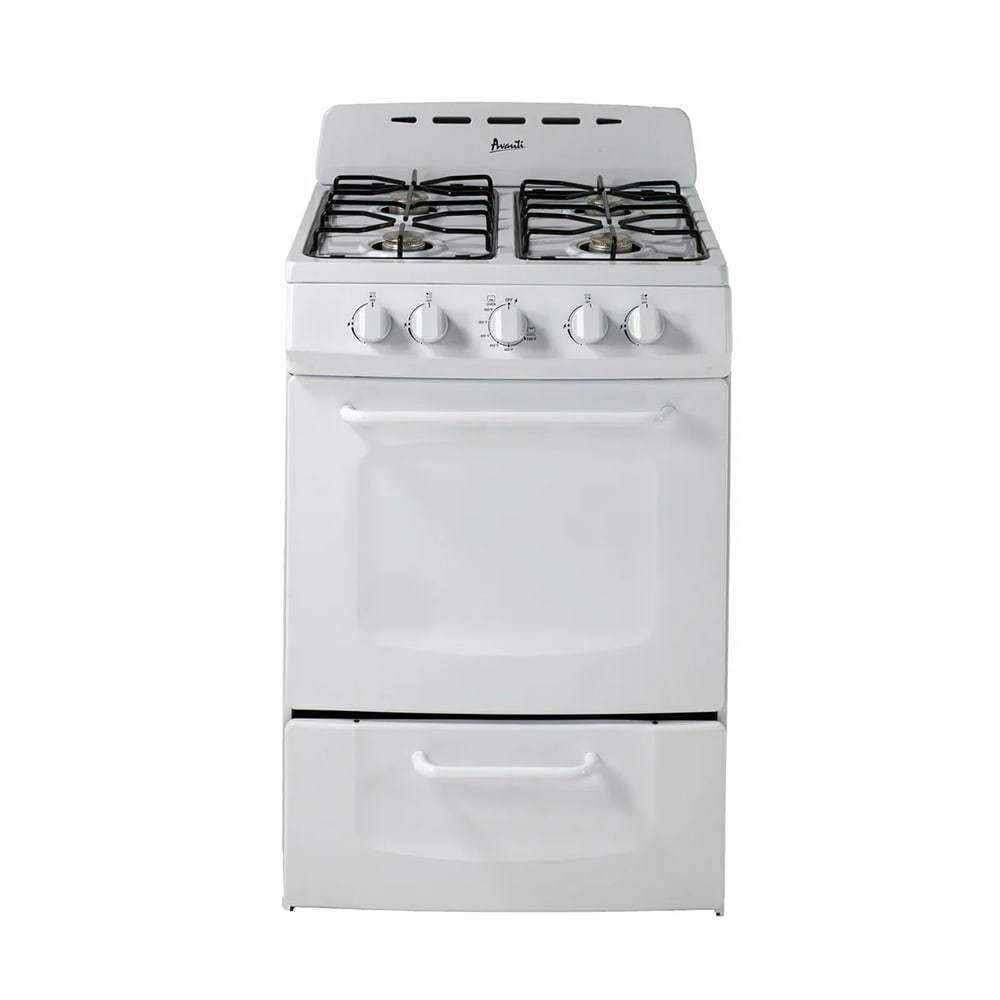 161-GRO24P0W 23 1/2" Gas Stove w/ (4) Burners - White, Convertible