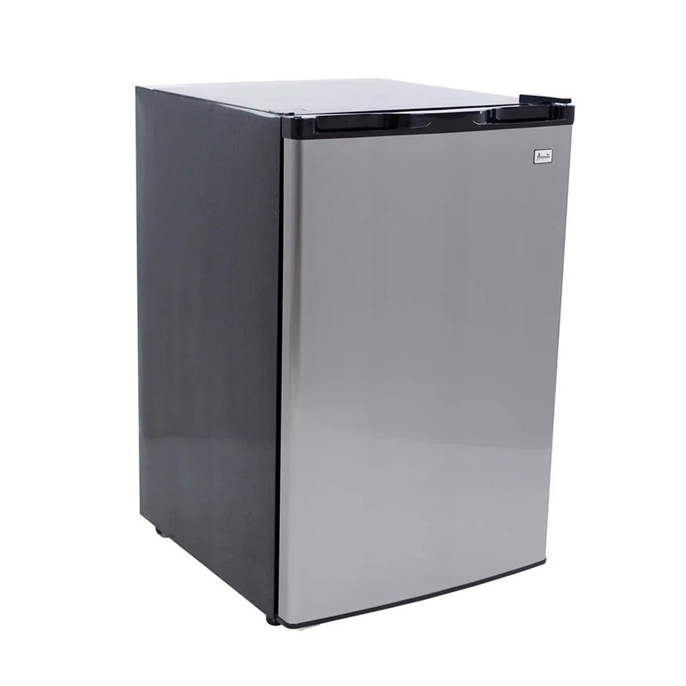 161-RMX45B3S 4.5 cu ft Compact Refrigerator w/ Solid Door - Stainless Steel, 120v