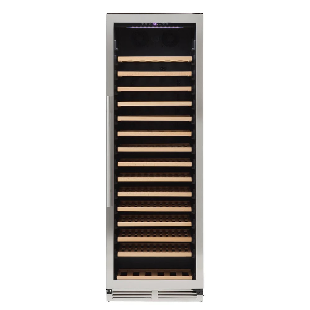161-WCD176SZ3S 23 1/2" DESIGNER Series One Section Wine Cooler w/ (2) Zones - 165 Bottle Cap...