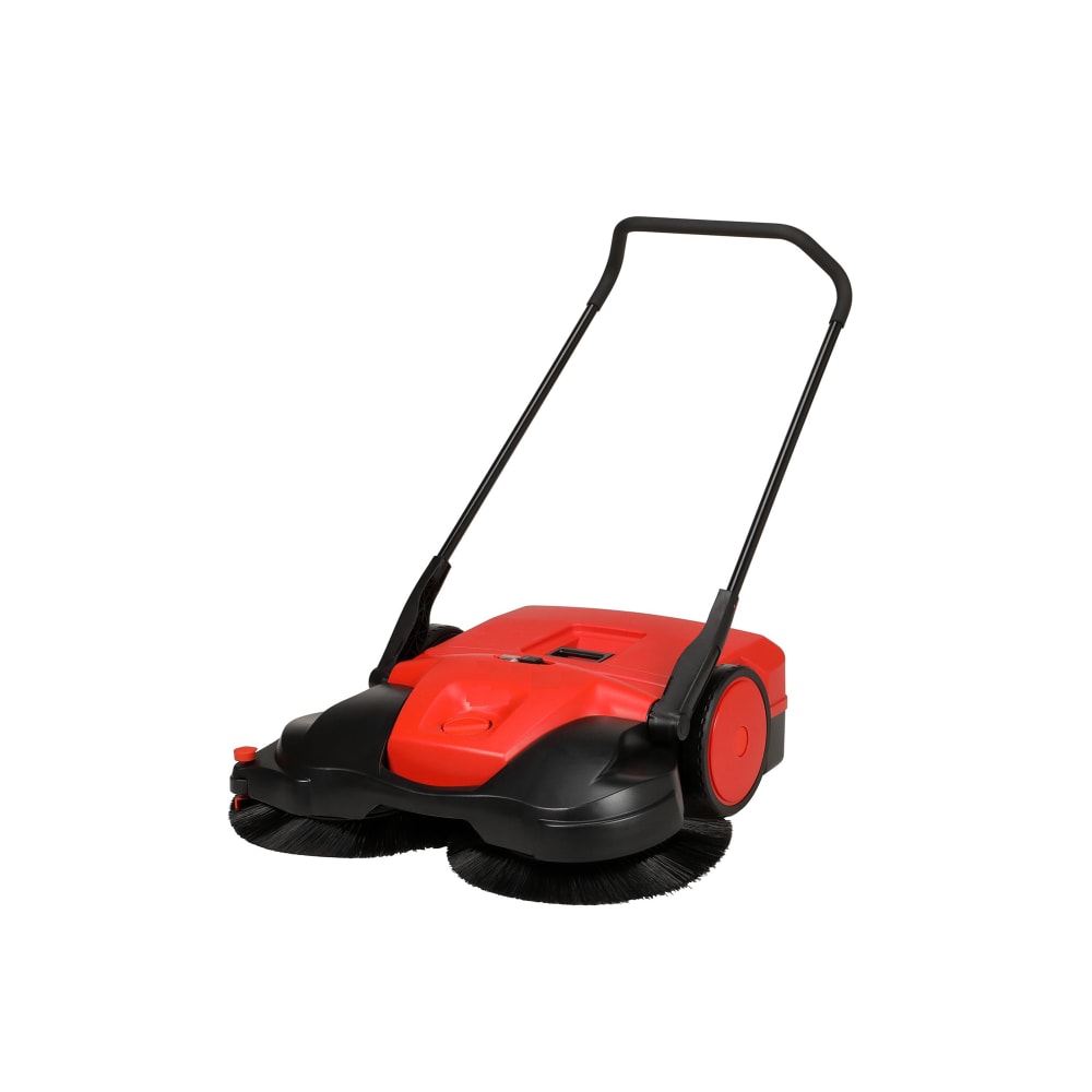 856-BG697 38" Battery-Powered Deluxe Sweeper w/ (3) Brushes, Orange