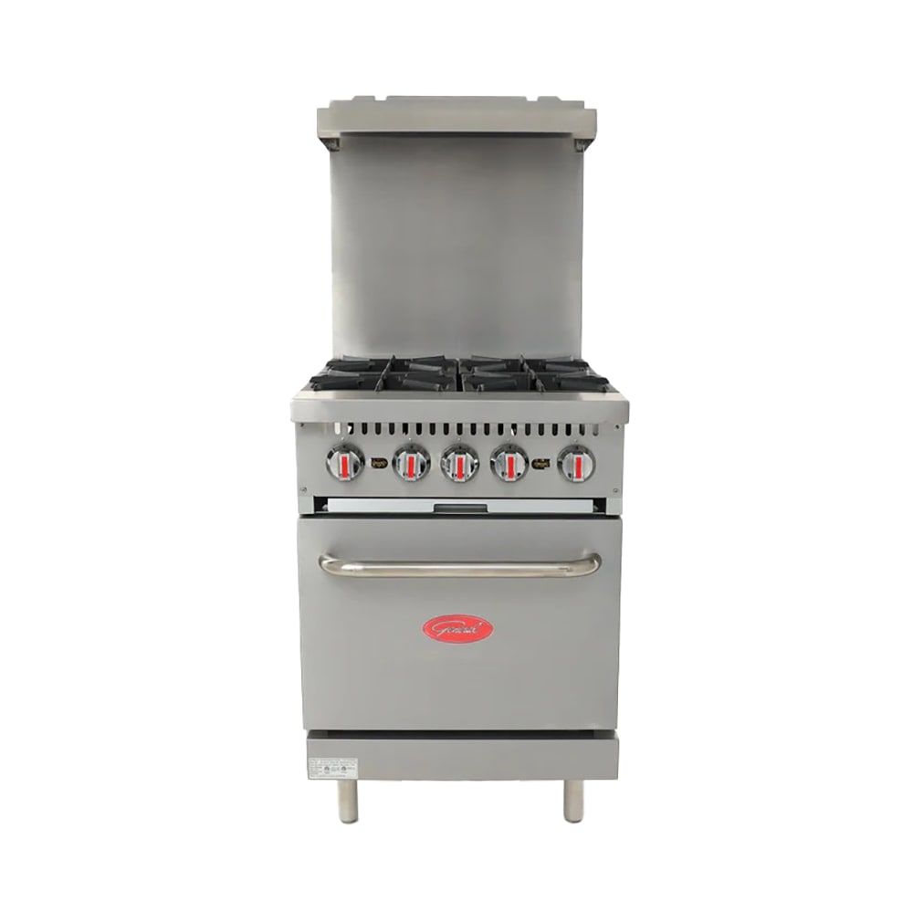 731-GR424LP 24" 4 Burner Gas Range w/ Standard Oven, Liquid Propane