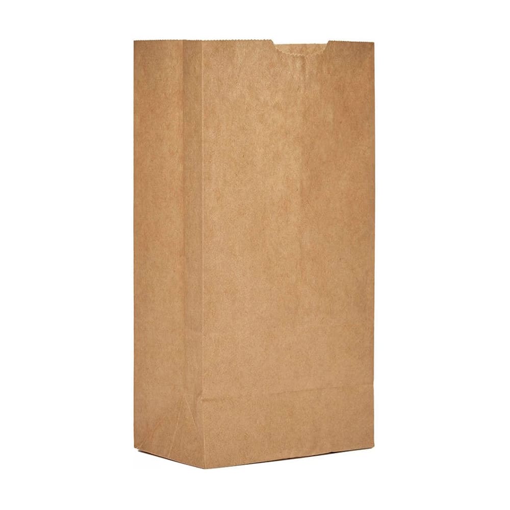 627-459093 Grocery Bag - 9 3/4" x 5", Kraft Paper