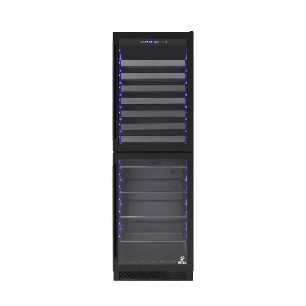 712-EL100WBCTS 23 9/10" One Section Wine Cooler w/ (2) Zones, 98 Bottle Capacity, 115v