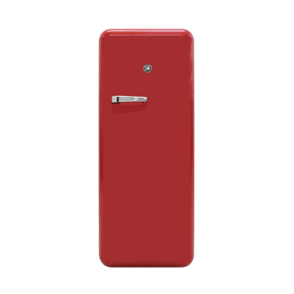 712-BRRETRO01R Brama Home Refrigerator w/ (1) Section & (1) Door - Red, 110v