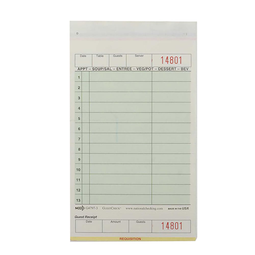 790-374877 Guest Check - (3) Parts Booked, (13) Lines