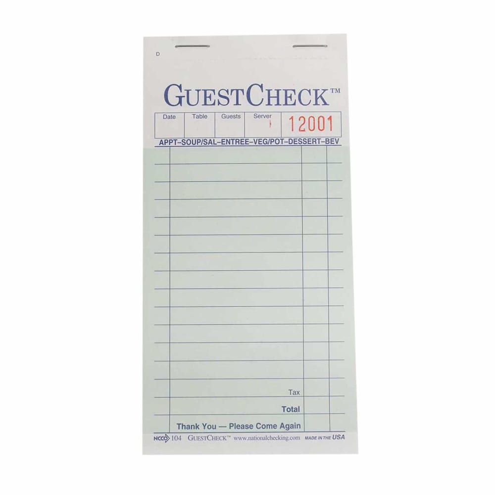 790-466493 Guest Check - (2) Parts Booked, (16) Lines