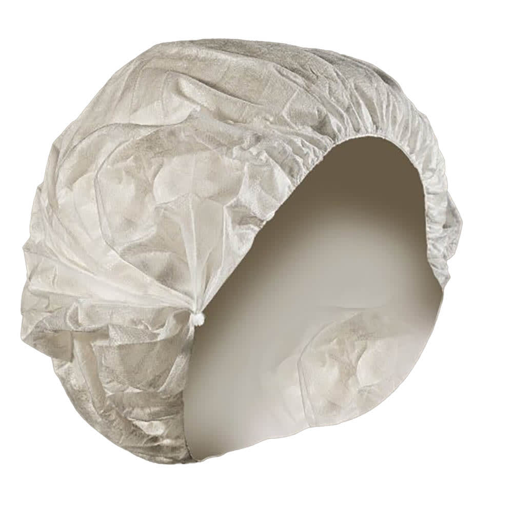 732-646502 21" Bouffant Cap - White