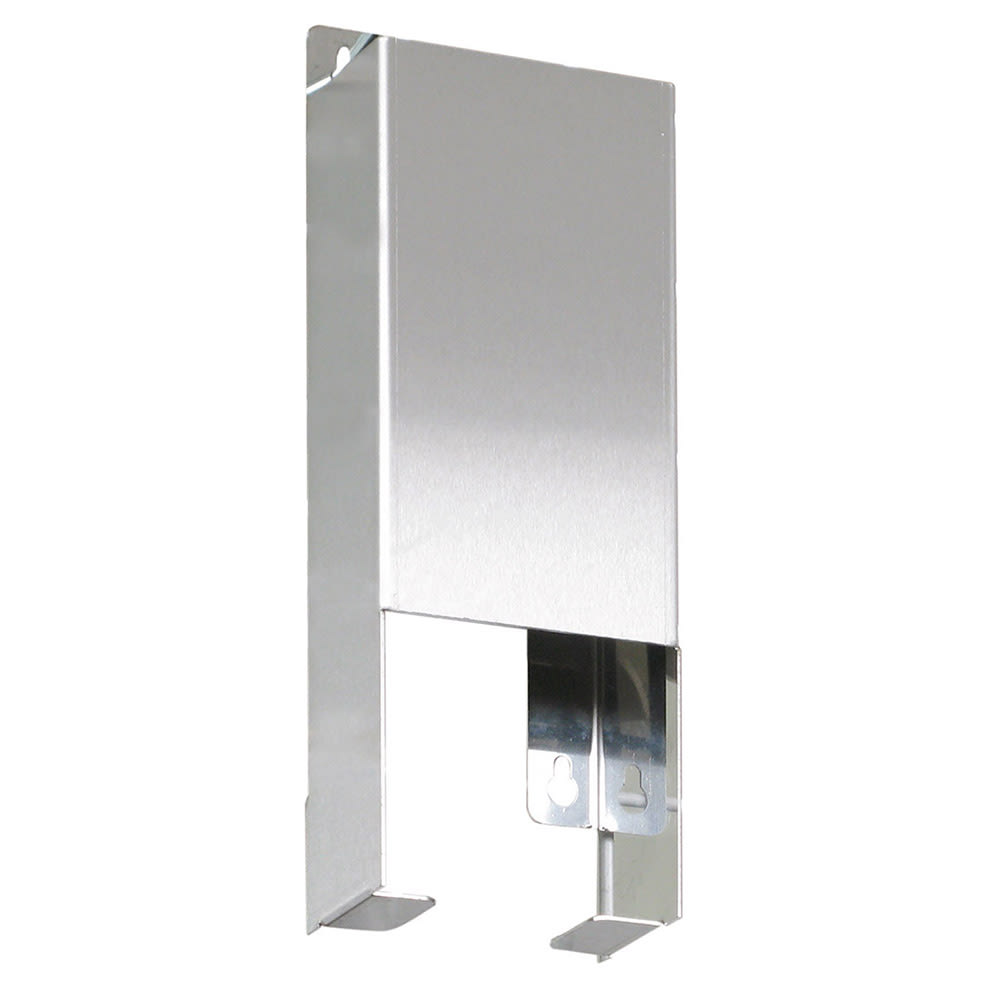330-B1010 Wall Mount Disposable Mask Dispenser - 11 3/5"W x 10 1/5"H, Stainless Steel
