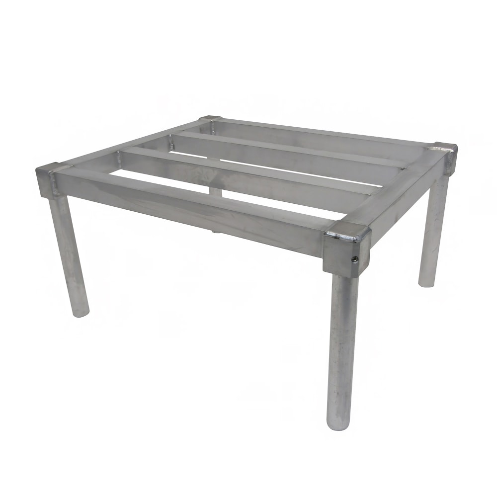 148-ADE2024KD 24" Stationary Dunnage Rack w/ 2200 lb Capacity, Aluminum