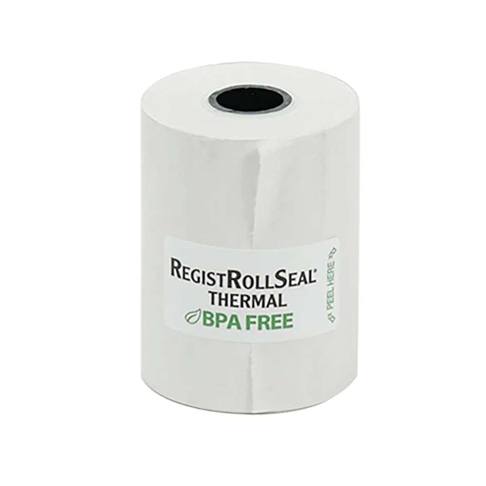 790-470565 Thermal Register Roll - 2 1/4" x 80', White