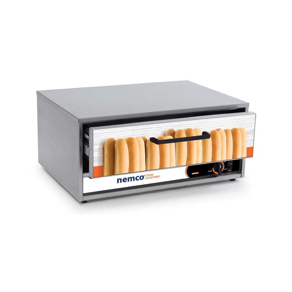 128-8018BW220 Humidified Hot Dog Bun Warmer w/ (24) Bun Capacity, 220v/1ph