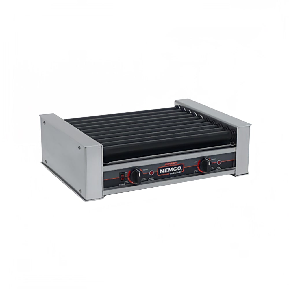 128-8018SX 18 Hot Dog Roller Grill w/ Manual Controls - Flat Top, 120v