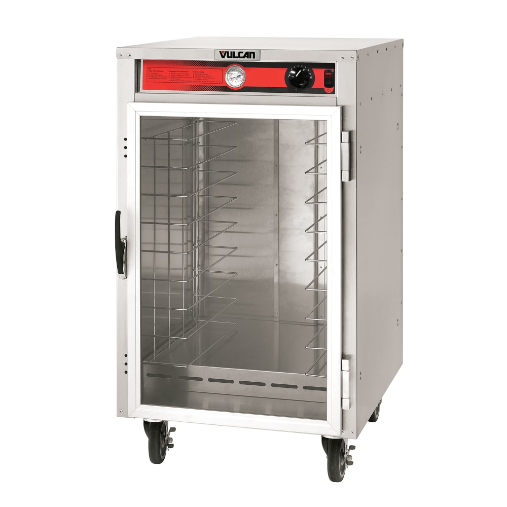 207-VHFA9 Half Height Non-Insulated Mobile Heated Cabinet w/ (9) Pan Capacity - 120v