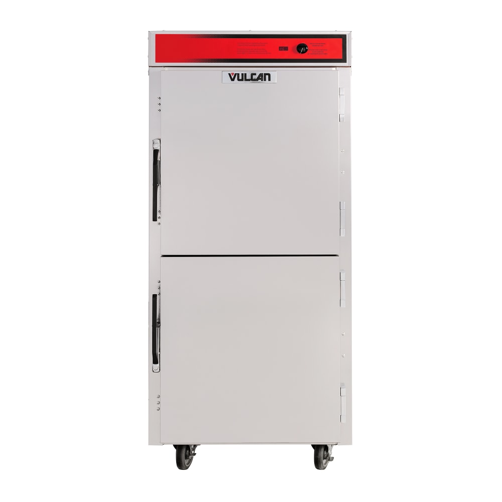 207-VPT15SL Full Height Insulated Pass Thru Mobile Heated Cabinet w/ (15) Pan Capacity, 120v