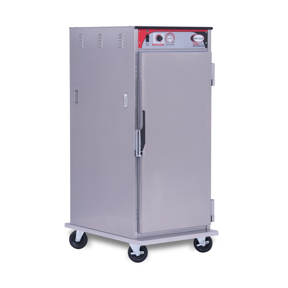 757-HTSS60P124 3/4 Size Insulated Mobile Heated Proofing Cabinet w/ (12) Pan Capacity - 208-230v/...