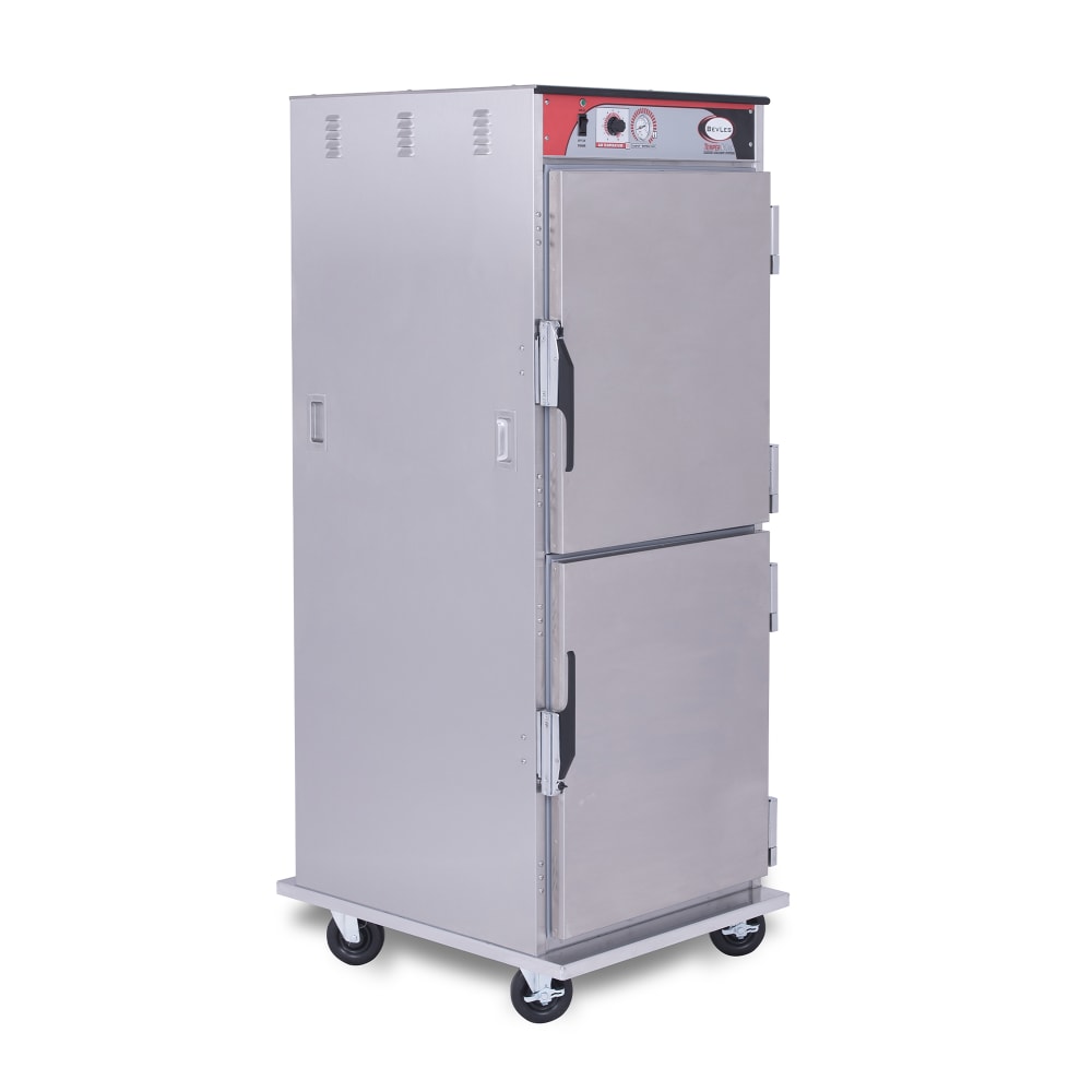 757-HTSS74W124PT Full Size Insulated Pass-thru Mobile Heated Proofing Cabinet w/ (12) Pan Capacit...