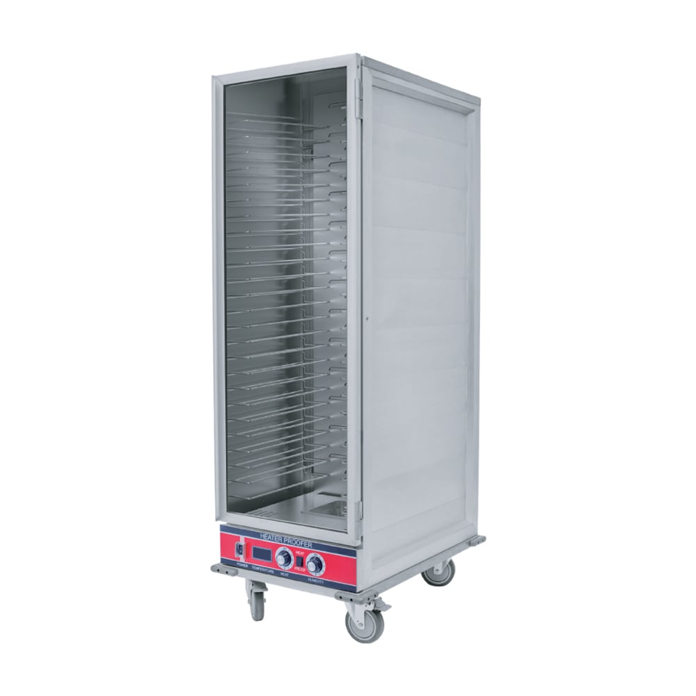 757-HPC7125A Full Size Non-Insulated Mobile Heated Proofing Cabinet w/ (27) Pan Capacity - 120v/1...